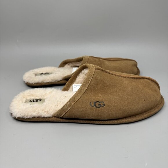 UGG Pearle Womens Size 12 Brown Suede Slides Slippers Shoes Slip-On 1115139 - Picture 1 of 7